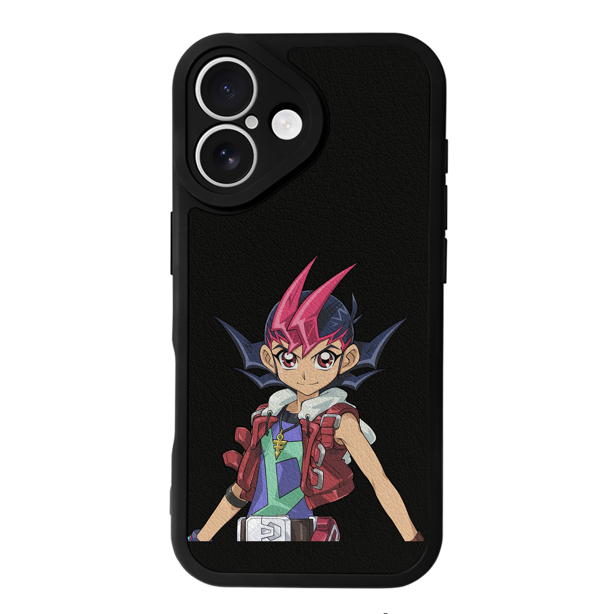 遊☆戯☆王 Yu-Gi-Oh! 【iPhone 16シリーズ対応】シリコンスマホケース（レザー調） 材質：シリコン